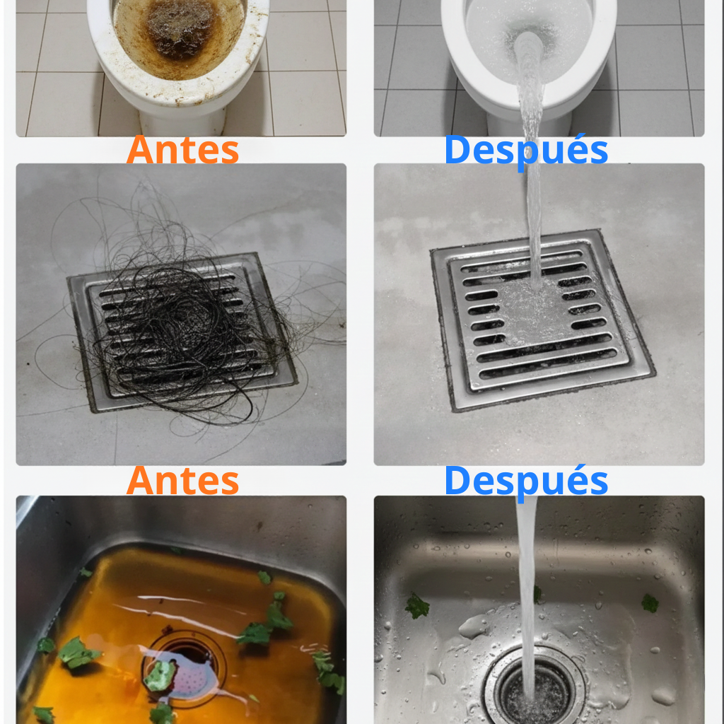 Wild Tornado - Polvo Destapador de Cañerías Power Pack 💥🚰