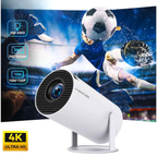 FanLight Ceiling: Proyector Inteligente Portátil 4K WiFi 6 Android TV 11.0 (130")